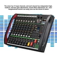 thumbnail image 4 of Mezclador De Audio Profesional, Sistema De Consola De Placa De Sonido De 8 Canales Con Efectos DSP E Interfaz De Audio USB, Mezclador De DJ Digital Para Karaoke, Estudio, 4 of 7