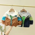 thumbnail image 5 of Esaierr 1-5 Years Old Boys Cardigan Jacket,Baby Kids Zipper Casual Knit Top,Fall Winter Long Sleeved Sweatshirt, 5 of 6