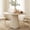 Natural Oak, variant on Wood Round Dining Table With Pedestal Base for 2-4, 43" Kitchen Table for Small Space, Apartment, Natural Oak
