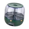 thumbnail image 3 of Dispensador de arroz giratorio de 360 degree, contenedor de almacenamiento de cocina, 6 rejillas giratorias para alimentos S, 3 of 9