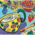 thumbnail image 3 of Unknown 12x12 Black Modern Framed Museum Art Print Titled - Cafe I, 3 of 5