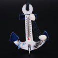 thumbnail image 5 of HATISS Wood Anchor Thermometer Crafts Art Wall Hanging Hook Meter Gauge Shell Nautical Decor, 5 of 8