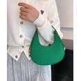 thumbnail image 2 of LHSHID Women’s Small Shoulder Bag Felt Soft Top Handle Y2k Underarm Bag Medium Tote Cute Dumpling Bag, 2 of 8