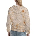 thumbnail image 7 of Kdxio Tortilla Print Womens Oversized Hoodies Sweatshirts Hooded Pullover Tops Sweaters Casual-Small, 7 of 7