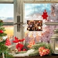 thumbnail image 4 of EeaseMX 2 unids decorativo copo de nieve cuadro marco colgante encantador navidad foto colgante, 4 of 8
