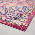 thumbnail image 5 of Transitional 8x10 Area Rug (7'11'' x 10'3'') Medallion Pink, Orange Living Room Easy to Clean, 5 of 9