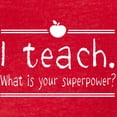 thumbnail image 3 of CafePress - I Teach What's Your Superpower 2 T Shirt - Womens Football Shirt, 3 of 4