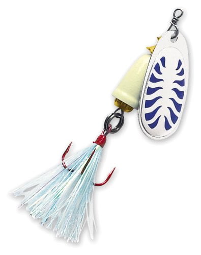 Cuiller Tournante Blue Fox Vibrax Minnowspin 1/4 Oz - Fluorescent Rouge - NEUVE