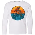 thumbnail image 3 of Inktastic Retro Motocross Dirt Bike Rider Long Sleeve Youth T-Shirt, 3 of 5