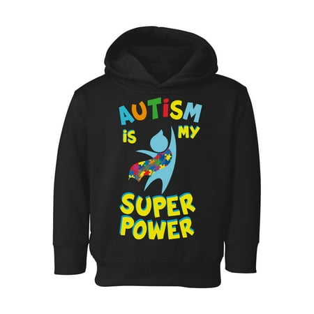 

Awkward Styles Autism Toddler Hoodie Autism is my Super Power Hooded Sweatshirt for Kids Autism Awareness