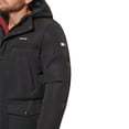 thumbnail image 3 of Parka Tommy Hilfiger de tela ártica, peso pesado, negra, XL, para hombre, 3 of 4