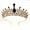 B, variant on Elegant Crowns with Crystal Elegant Bridal Shinning Full Wedding Crown with Fixing Comb for Woman Wedding Tiaras