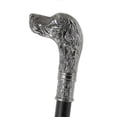 thumbnail image 4 of Bronze Dog Head Luxury Decorative Walking Stick Canes For Men Fashion Elegant Walking Cane Man Vintage Hand Walking Stick, 4 of 5