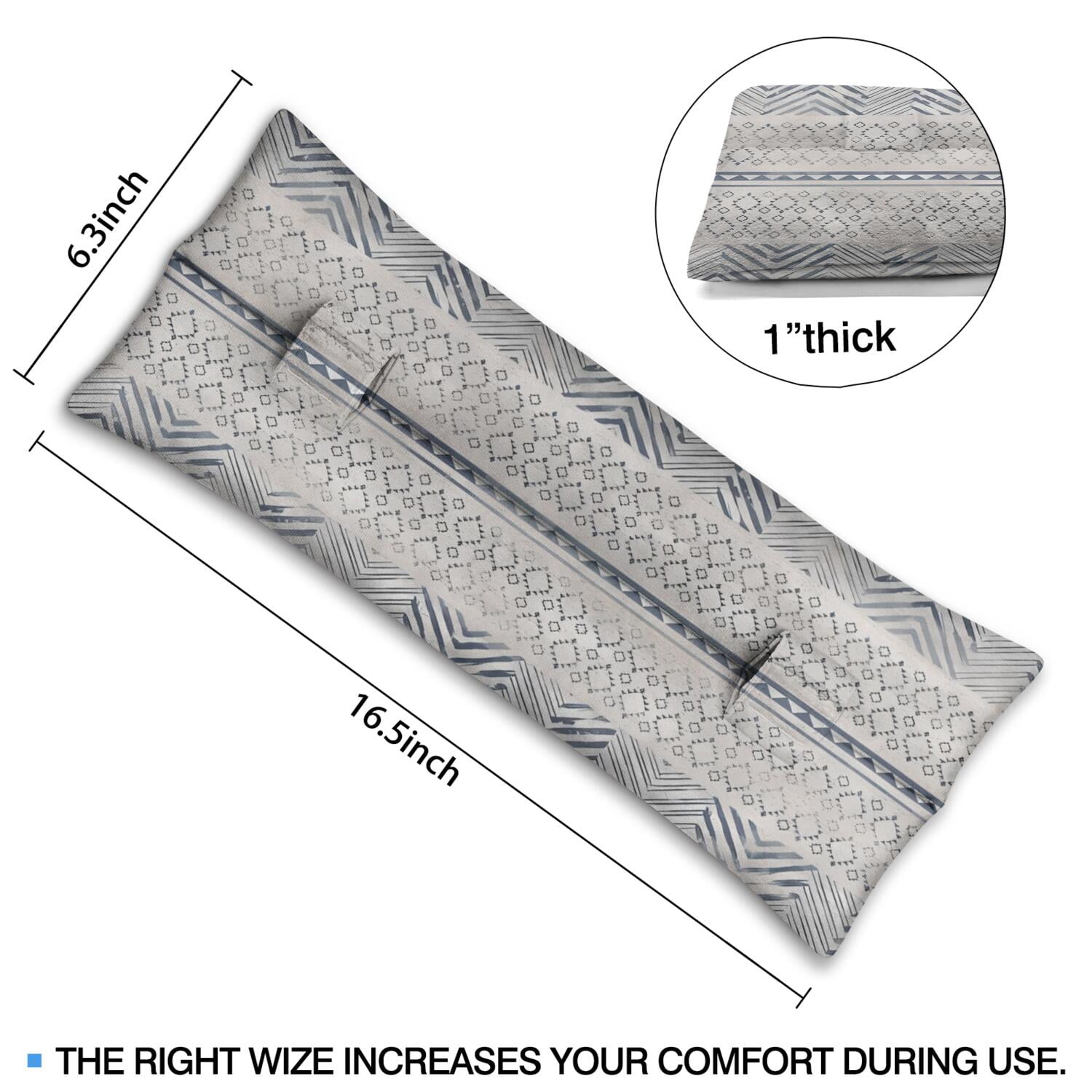 Universal Surgery Seat Belt Pillow Protective Cushion for Mastectomy, Heart & Hysterectomy (Artistic Patterns)