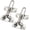Satin Nickel, variant on Home Security Door Lock, 2 Pack Latch Guard Clasp Front Door Locks for Kids, Home Reinforcement Lock for Swing-in Doors, Hotel Door Latches, Thicken Solid Aluminium Alloy, Satin Nickel