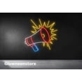 thumbnail image 3 of Glowneon Loudspeaker Neon Sign, Loudspeaker Neon Light, Loudspeaker Led Sign, Speaker Decor, 3 of 4
