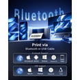 thumbnail image 2 of Impresora térmica de etiquetas de envío Bluetooth WCZ 245BT 4x6, 2 of 9