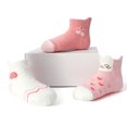 thumbnail image 3 of Fraobbg 12 Pack Baby Socks Toddler Socks Non Slip Grip Ankle Socks with Non Skid Soles Boys Girls, 3 of 11