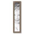 thumbnail image 2 of ArtToFrames 6" x 31" Aged White Gold Picture Frame, 6x31 inch Silver Wood Poster Frame (WOM-2036),  Pack, 2 of 7