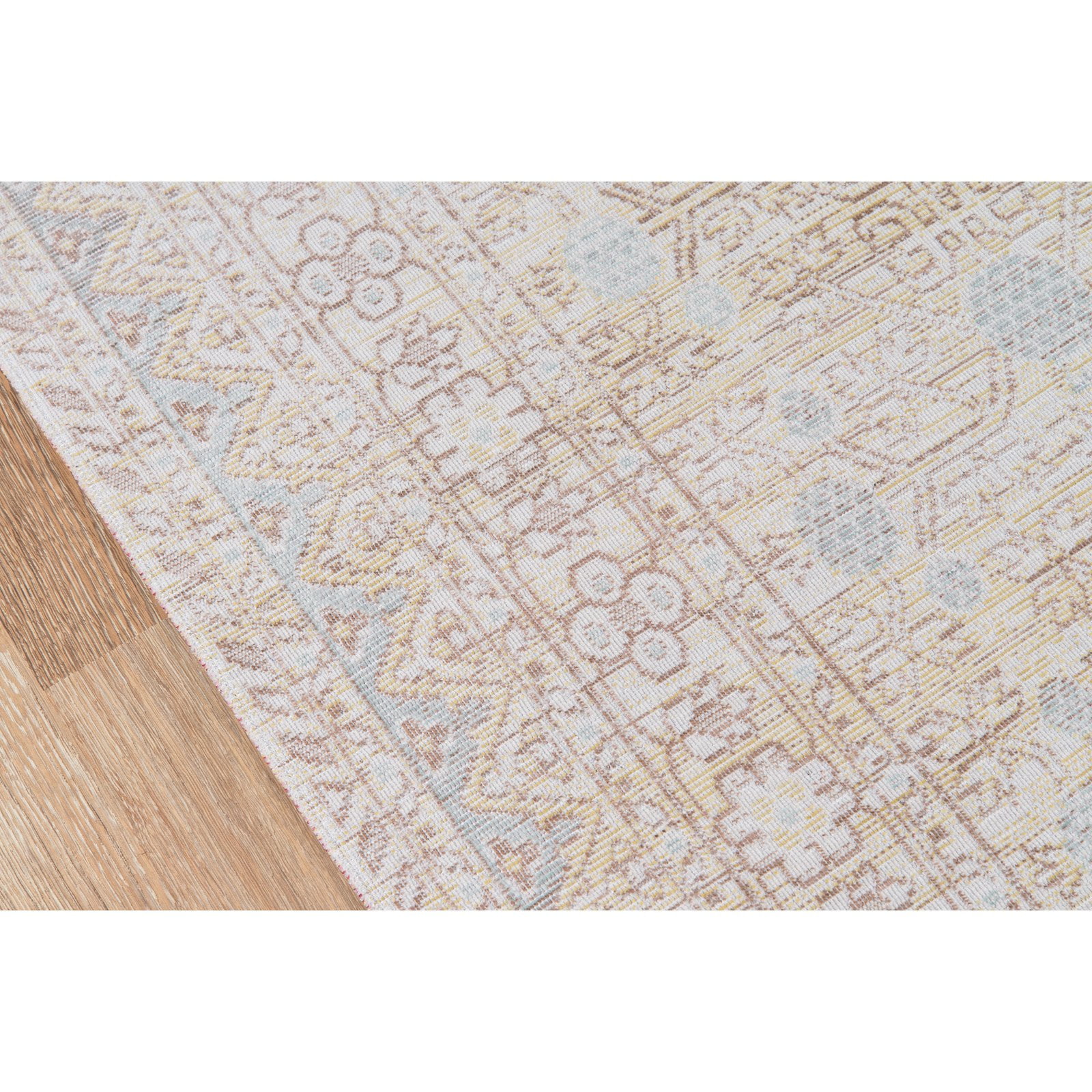 Momeni Isabella Polyester Machine Made Blue Runner 2'3" X 8'