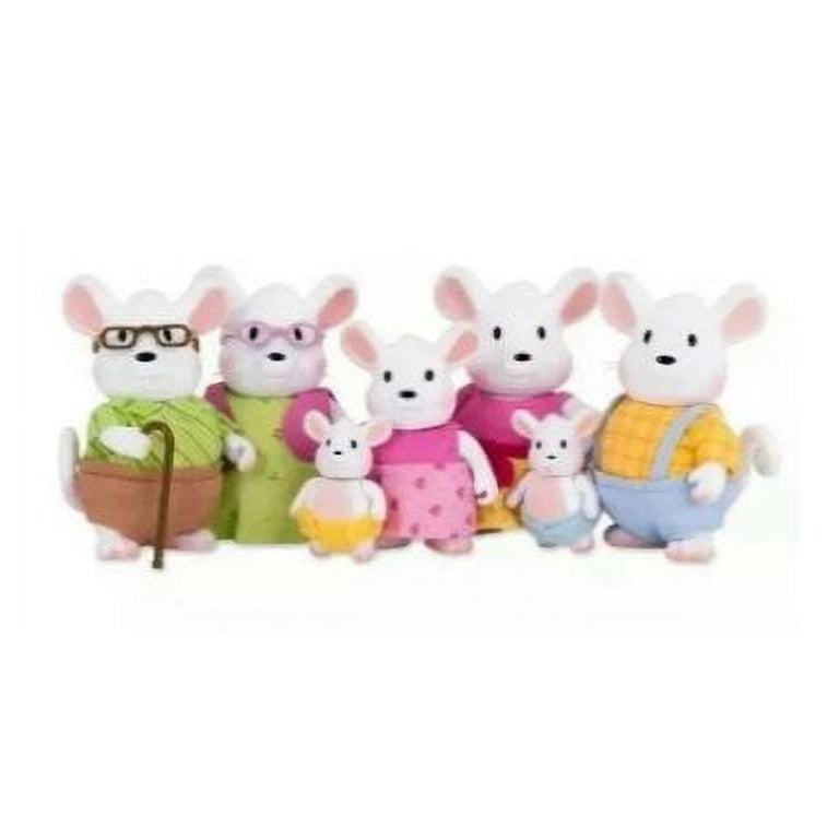 Lil Woodzeez Nibblekin Mouse Family, 7 Family Members with