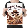 thumbnail image 2 of Playful Paleontology Decor - Dino Enthusiast - 13x19 Poster Print, 2 of 4