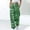 *Green, variant on ClodeEU Women's St. Patrick's Day Print Elastic Waist Drawstring Joggers With Pockets，Casual Loose Pant Pink,Womens Plus XXL