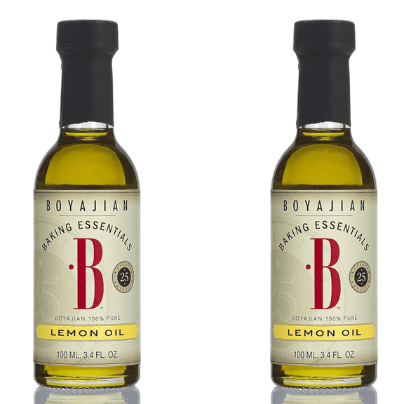 Boyajian Pure Lemon Oil, 3.4 Fluid Ounce (Pack of 2)