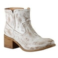 thumbnail image 2 of Diba True Womens Walnut Grove Distressed Round Toe Cowboy  Ankle Boots, 2 of 5