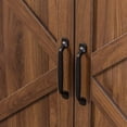 thumbnail image 7 of GZXS Farmhouse Sideboard Buffet Cabinet with 4 Doors & Adjustable Shelves, Perfect for Living Room, Bedroom, Office, Entryway - 59.06"L x 15.75"W x 31.5"H, Walnut, 7 of 7