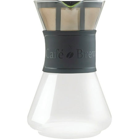 

Medelco Cafe Brew 8 Cup Glass Pour-Over Coffee Maker 1-PO108-BL-2 1-PO108-BL-2 602564