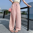 thumbnail image 6 of Huanglei Children Pants Open Bottom For Girls Casual High Elastic Waisted Drawstring Loose Fit Pockets Kid Cargo Sweatpants Streetwear Jogger Trousers, 6 of 6