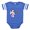 Royal Blue, variant on - Retro Bling_New - Cute Infant Baby Football Bodysuit