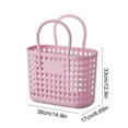 thumbnail image 3 of 2PC Large Portable Shower Caddy Basket, Plastic Storage Baskets with Handle Plastic Tote Storage Basket Easter Baskets Toiletry Organizer for Bathroom, Kitchen, Pantry, College Dorm, 3 of 6