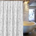 thumbnail image 5 of Printed Fabric Shower Curtains Thickened Waterproof with Hooks for Bathroom Decor, 5 of 7