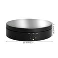 thumbnail image 3 of 360 Degree Electric Rotating Display Stand Shop Round Display Turntable Automatic Spinning Base 3 Speeds Adjustable, 3 of 8