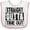 White and Pink, variant on Inktastic Straight Outta Time out Boys or Girls Baby Bib