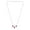Pink, variant on Cubic Zirconia CZ Square Pendant Chain Necklace Jewelry Gift for Women, Pink