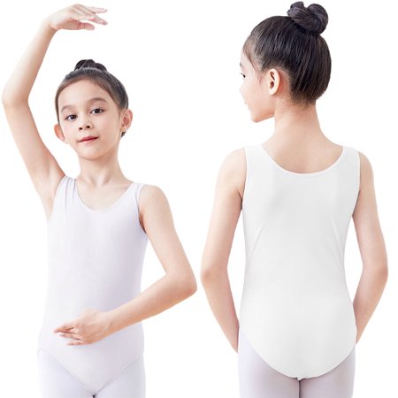 Bovxnpu Gymnastics Leotards for Girls Leotard for Girls Gymnastics Sleeveless One Piece Biketards Dance Outfit 12-14 Years