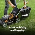 thumbnail image 4 of Worx WG735 40V 14" Cordless Push Lawn Mower with Brushless Motor (Batteries & Charger Included), 4 of 10