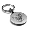 thumbnail image 1 of Stainless Steel Geometric Polygon Pig Animal Round Medallion Keychain Circle Ring, 1 of 2