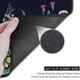 thumbnail image 4 of Desk Pad, XXL Large Mouse Pad, Extended Gaming Mousepad, Cute Desk Mat for Women, Big Office Accessories Mouse Pad for Computer Keyboard and Laptop, 35.6" x 15.7", Black Wildflower Night, 4 of 6