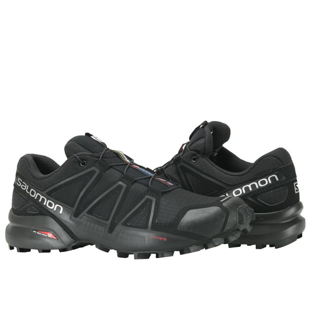Forholdsvis ansøge Overdreven Salomon Speedcross 4 Black/Black Metallic Men's Trail Running Shoes 383130  - Walmart.com