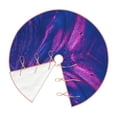 thumbnail image 3 of Kll Neon Gradient Blue Christmas Tree Skirt 30",Party Decorations Farmhouse For Christmas Decorations Holiday Party, 3 of 8
