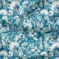 thumbnail image 5 of ARDEN Outdoor Midback Chair Cushion, 18 x 16.5, Rain-Proof, Fade Resistant Aqua Blue Fusion Floral, 5 of 9
