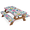 Multicolor 3, variant on ADECORIVY Colorful Pumpkin Picnic Table Cover with Bench Covers, Waterproof Fall Buffalo Plaid Outdoor Camping Tablecloth, Windproof Elastic Fitted Table Cover, 72 Inch 3PCS