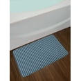 thumbnail image 2 of Abstract Bath Mat, Creative Japanese Folk Inspired Dichromatic Semicircles Print, Plush Bathroom Decor Mat with Non Slip Backing, 29.5" X 17.5", Night Blue Eggshell, by Ambesonne, 2 of 2