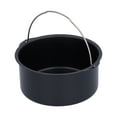 thumbnail image 6 of Fryer Accessories Cake Barrel Pizza Pan Household Baking Mold Cake Baking Tray Kitchen Tool6in, 6 of 8