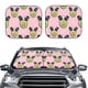 thumbnail image 2 of Balery Panda Avocado Parasol para parabrisas de coche de 2 piezas | Parasol plegable para parabrisas delantero de coche para la mayoría de sedanes-Medium, 2 of 5