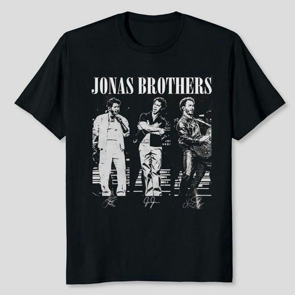 Vintage Jonas Brothers Shirt, Jonas Bros 20th Annivesary Tour 2025 Shirt Unisex, Sizes S-5XL, Tbun